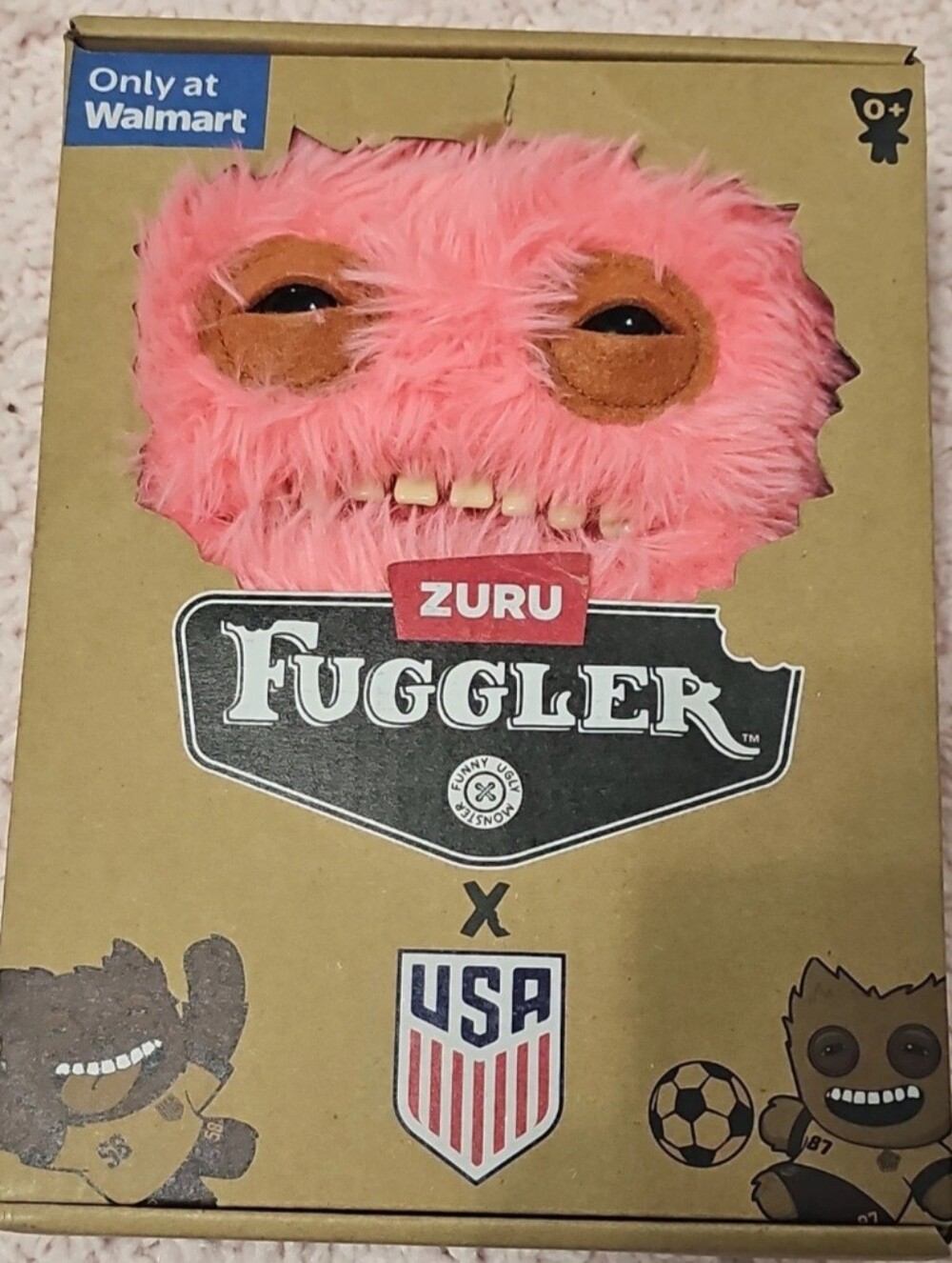 ZURU Fuggler Pink Plush Monster Stuffed Animal